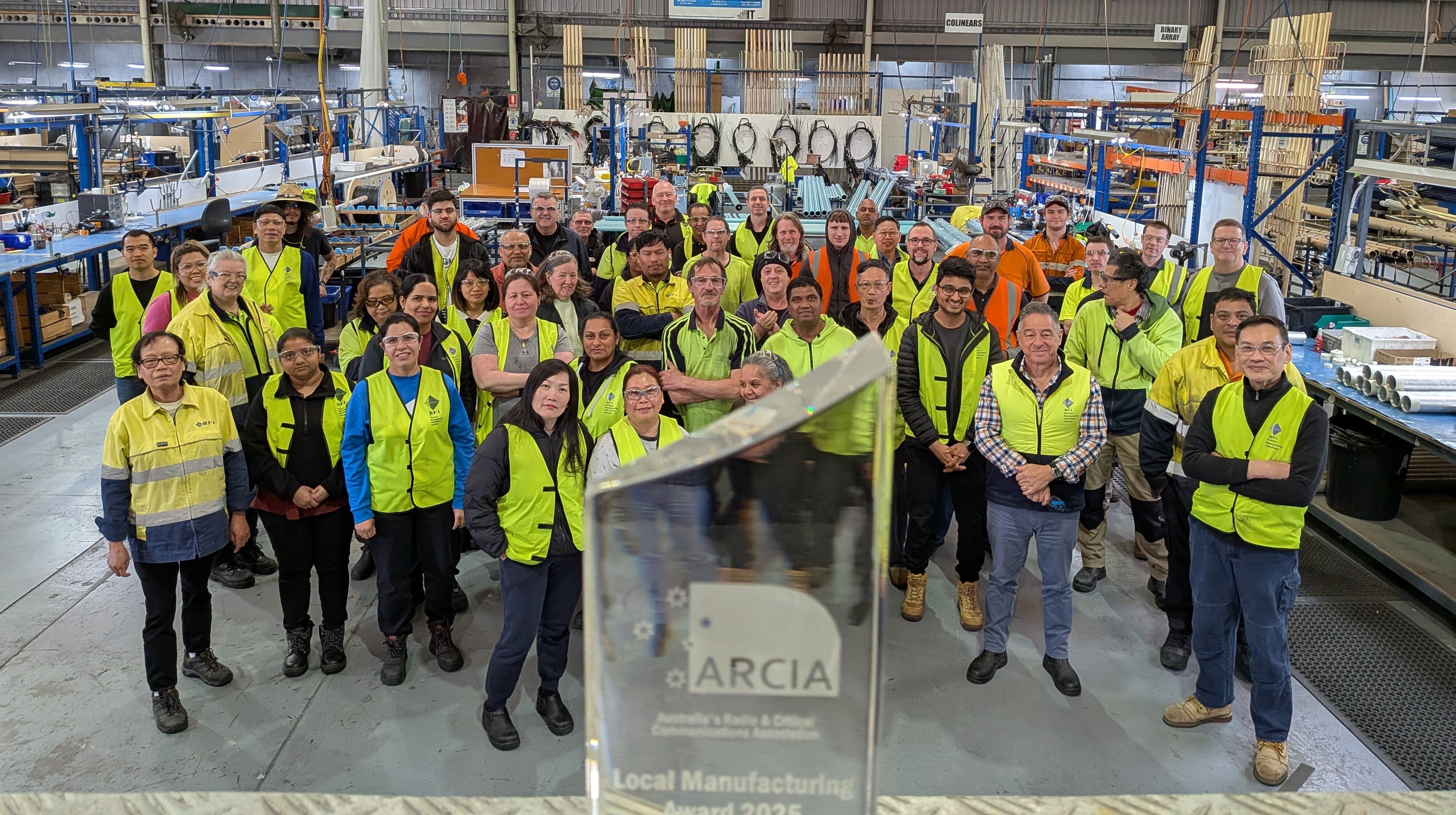 RFI Wins ARCIA Local Manufacturing Award 