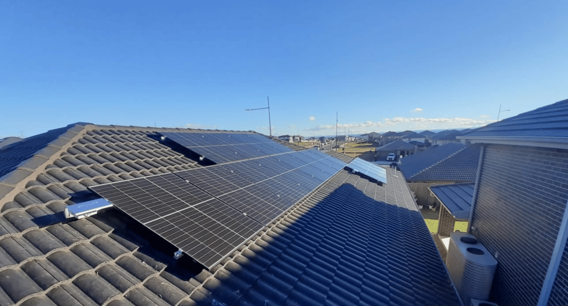 RK solar APsystems microinverter installed on Sydney roof